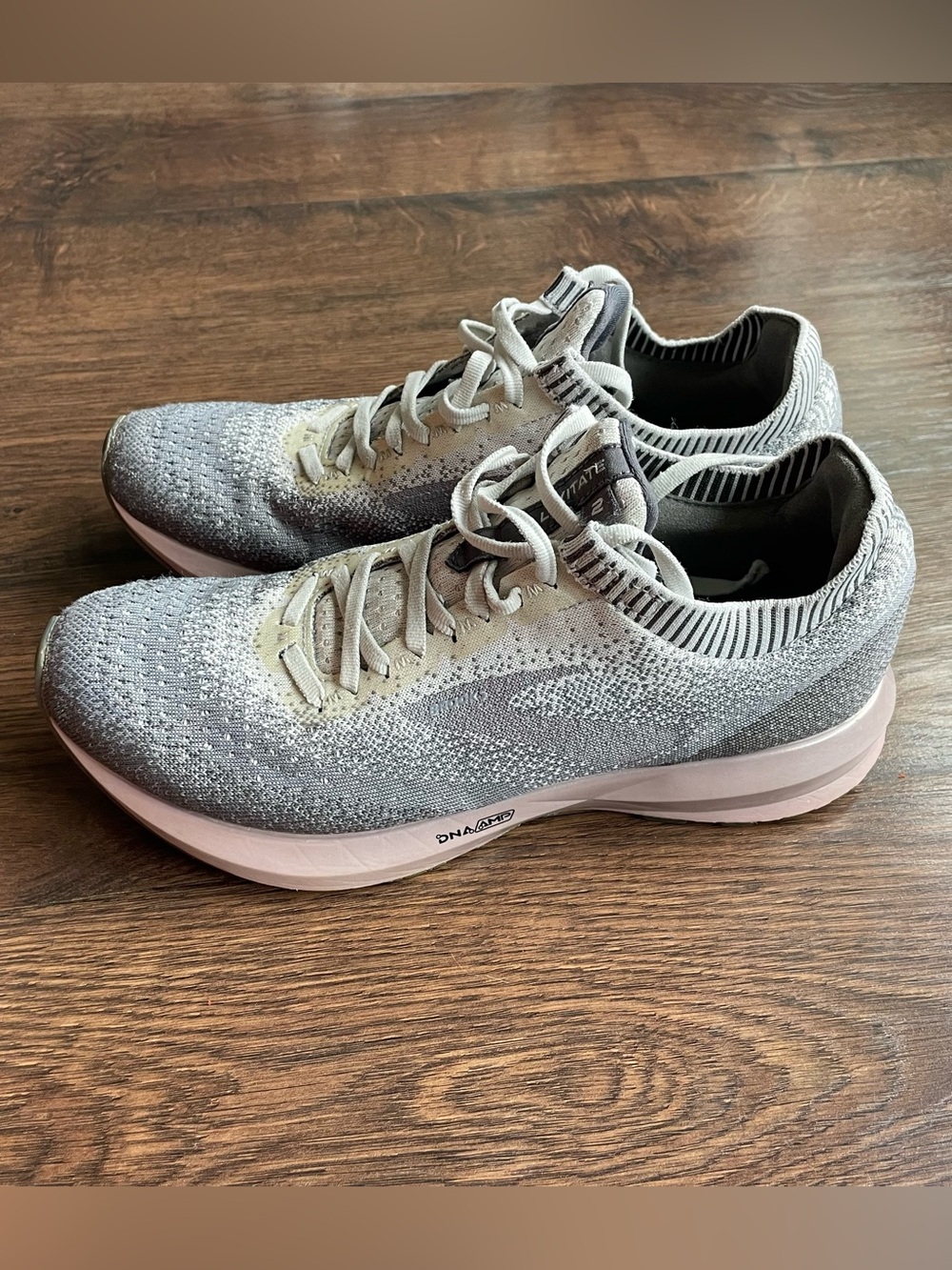 Brooks Women's Gray Knit Running Shoes